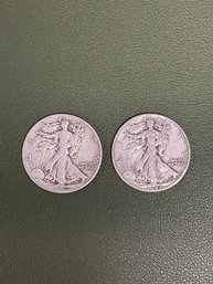 1942 Walking Liberty Half Dollars