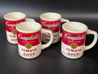 Set Of Four Vintage Campbells Soup Mugs