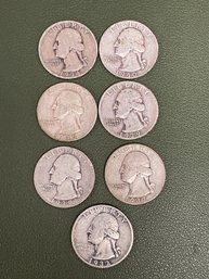 1932 - 1947 Washington Silver Quarters