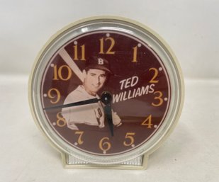 1980's Ted Williams Windup Alarm Clock