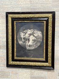 Framed Antique Pharaohs Horses Print