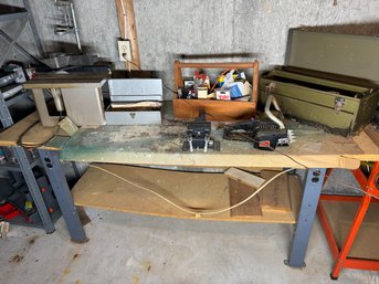 Work Bench Lot Tools And Bench