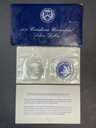 1971 Eisenhower Uncirculated Silver Dollar