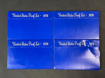 (4) 1970 United States Proof Sets