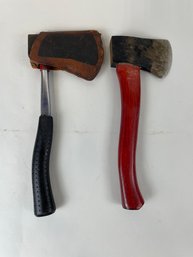 Lot Of Vintage Axes Including Plumb Boy Scout Axe