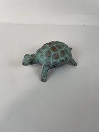 Vintage Bronze Turtle Statue