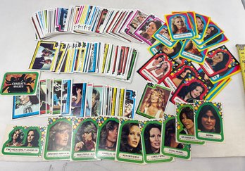 Collection Of Charlies Angels Trading Cards