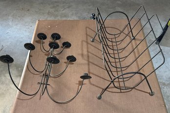 Pair Of Wire Decorative Items