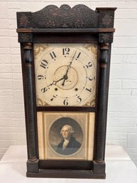Antique Clock Case - As Is - For Parts Or Repair