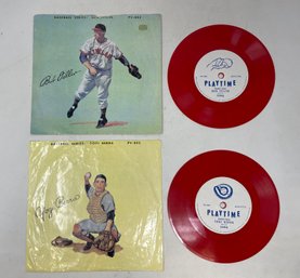 1952 Playtime Records 45s Yogi Berra & Bob Feller