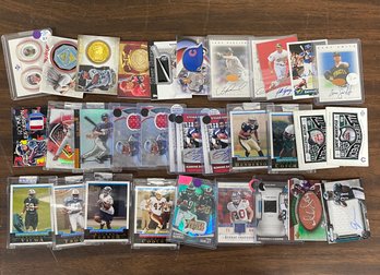 Sports Card Lot Autographs Relics Inserts & More
