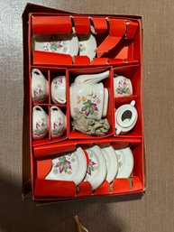 Vintage Play Tea Set In Box