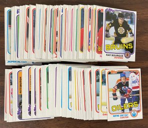 Huge Lot Of 1981 Hockey Cards Gretzky Bourque More