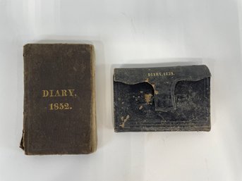 Pair Of 1850s Diaries