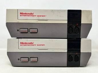 Two Nintendo Game Systems - Untested With Super Mario Bros