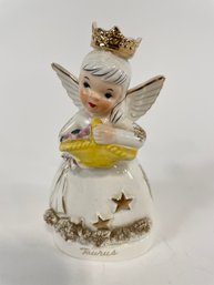 Vintage Porcelain Napco April Angel Figure