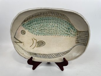 19' Fish Pottery Platter