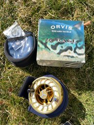 Orvis Mirage Fly Fishing Reel Size V Gold W/ Box