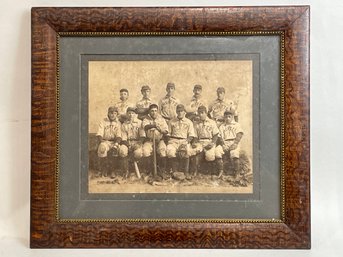 Antique Baseball Team Photo Turn Of The Century