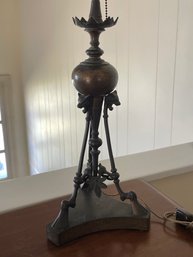 Ornate Antique Lamp Base