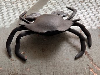 Vintage Iron Crab Inkwell