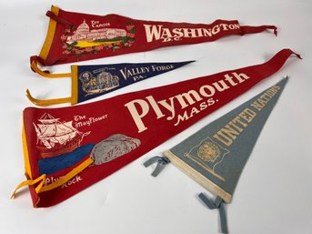 Lot Of Vintage Pennants