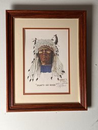 Ken Schmidt Indian Print - Signed And Numbered