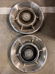 Pair Of Vintage Dodge Hubcaps