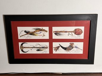 Framed Ken Schmidt Native American Notecard Collection