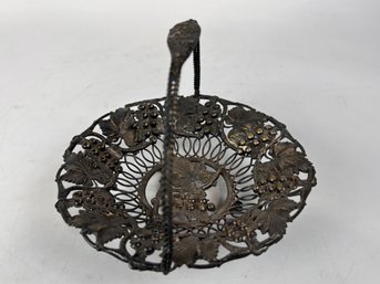 Vintage Silverplate Basket