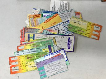 Large Lot Of Vintage Ticket Stubs