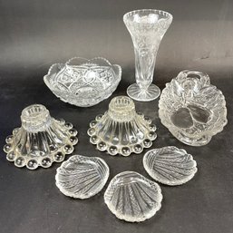 Collection Of Assorted Vintage Glass