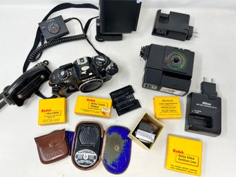 Vintage Nikon FG Camera Lot