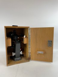Vintage Wolfe Wetzlar Microscope In Box