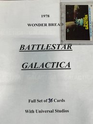 Battlestar Galactica Full Set Of Tradings Cards