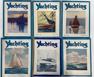 Large Lot Of Vintage Yachting Magazines