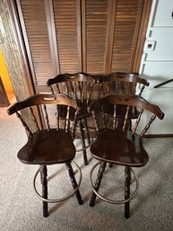 Set Of Four Counter Stools