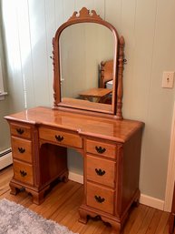 Rock Maple Vanity W/ Mirror