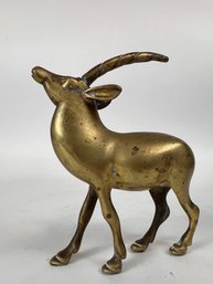 Vintage Brass Ram Figure