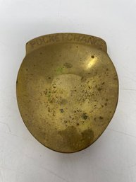 Brass Pocket Change Dish