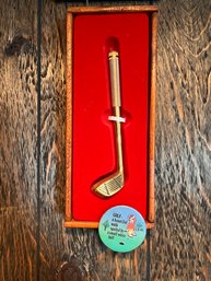 Vintage Golf Collectibles