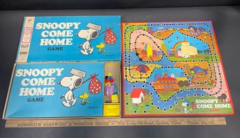 Vintage Snoopy Come Home Board Game Milton Bradley