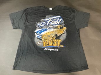 Snap On Too Fast For Rust Tshirt Size 3XL