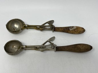 Pair Of Antique Ice Cream Scoops