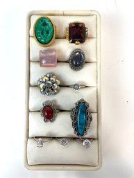 Collection Of Vintage Rings In Various Sizes