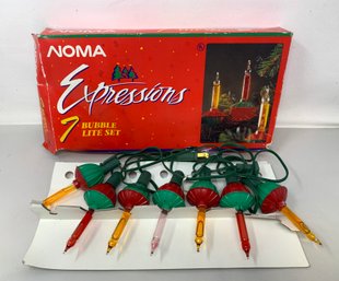 Vintage Bubble Lights By NOMA In Original Box