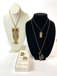 Vintage Owl Jewelry