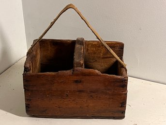 Carpenters Wooden Tool Tote