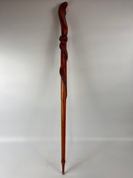 Carved Wooden Viper Cane