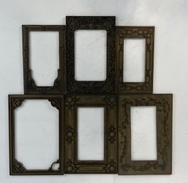 Vintage Ornate Brass Frames